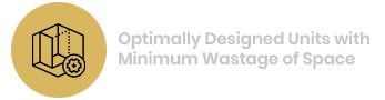 Optimally Designed Units with Minimum Wastage of Space 