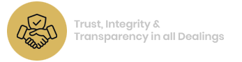 Trust, Integrity & Transparency in all Dealings